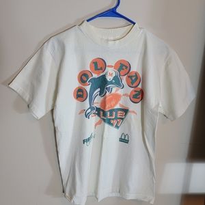 Miami Dolphins Dol-Fan Club Vintage T-Shirt Men's Medium